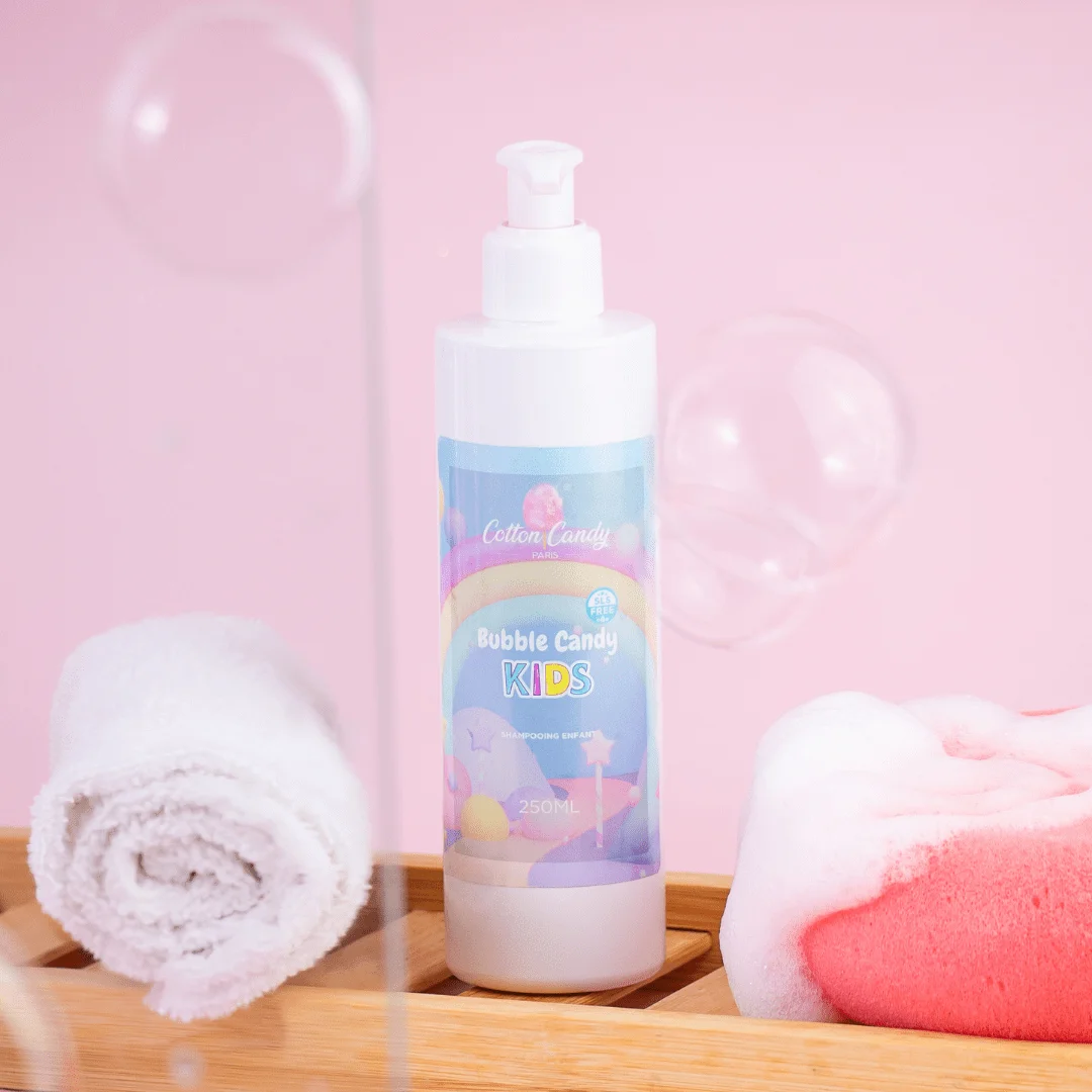 Photographie produit Bubble Candy avec des bulles